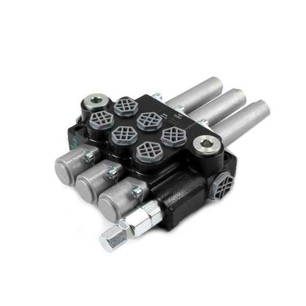 Rozdzielacz hydrauliczny 3-sekcyjny 40L V-R40L-3L | Exvi