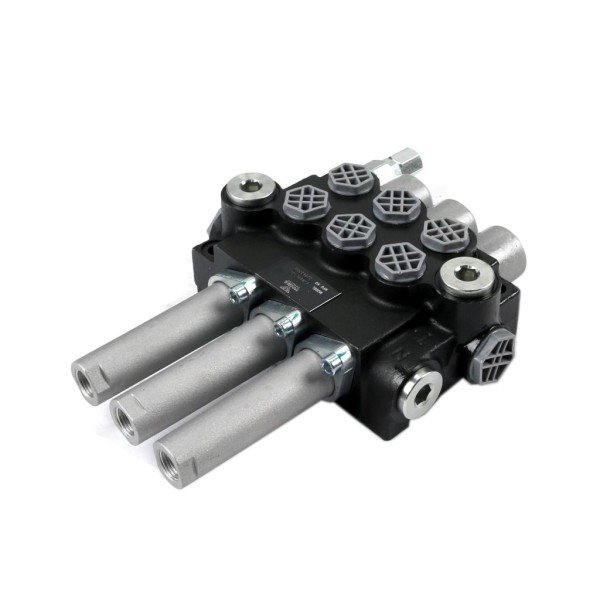 Rozdzielacz hydrauliczny 3-sekcyjny 40L V-R40L-3L | Exvi