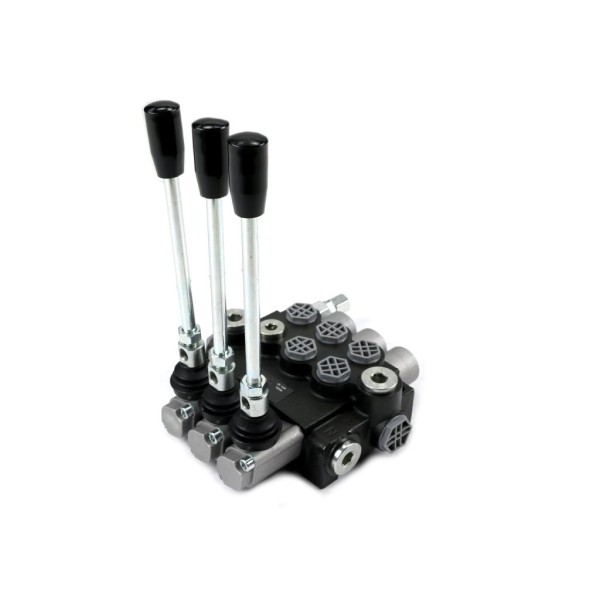 Rozdzielacz hydrauliczny 3-sekcyjny 40L V-R40L-3X1N | Exvi