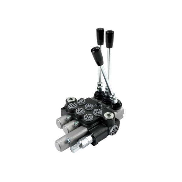 Rozdzielacz hydrauliczny 3-sekcyjny 40L V-R40L-3X1P | Exvi