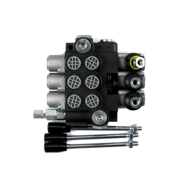 Rozdzielacz hydrauliczny 3-sekcyjny 40L V-R40L-3X1Z | Exvi