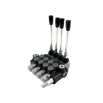 Rozdzielacz hydrauliczny 4-sekcyjny 40L V-R40L-4 | Exvi
