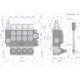 Rozdzielacz hydrauliczny 4-sekcyjny 40L V-R40L-4 | Exvi