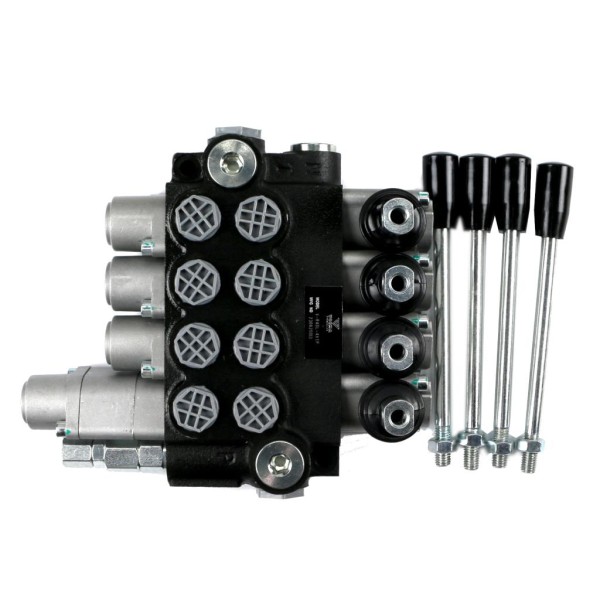 Rozdzielacz hydrauliczny 4-sekcyjny 40L V-R40L-4X1P | Exvi