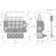 Rozdzielacz hydrauliczny 4-sekcyjny 40L V-R40L-4X1Z | Exvi