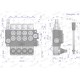 Rozdzielacz hydrauliczny 4-sekcyjny 40L V-R40L-4Z | Exvi
