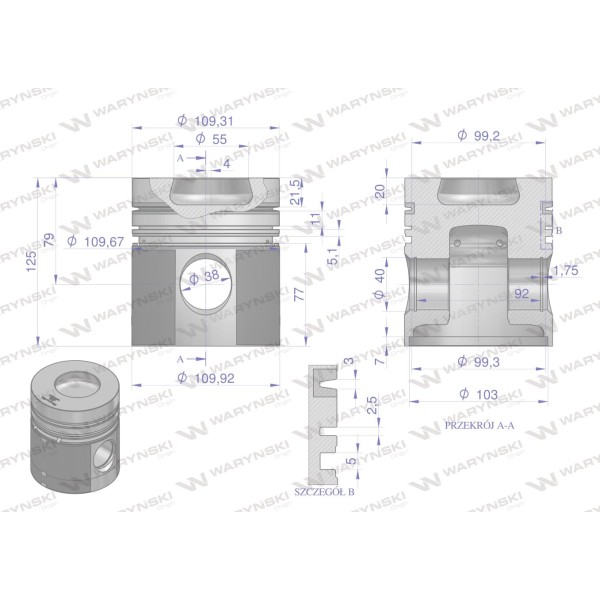 Zestaw naprawczy MTZ D-260 MMZ TURBO 260-1000108-A | Exvi
