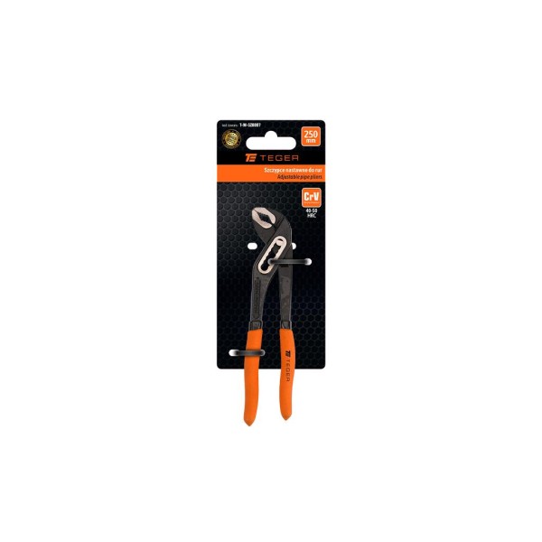 Szczypce nastawne do rur 180 mm / TEGER SZB006 | Exvi