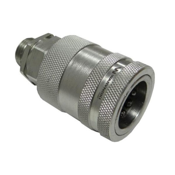 Szybkozłącze hydrauliczne gniazdo WIAM18MZ-PP-10 | Exvi
