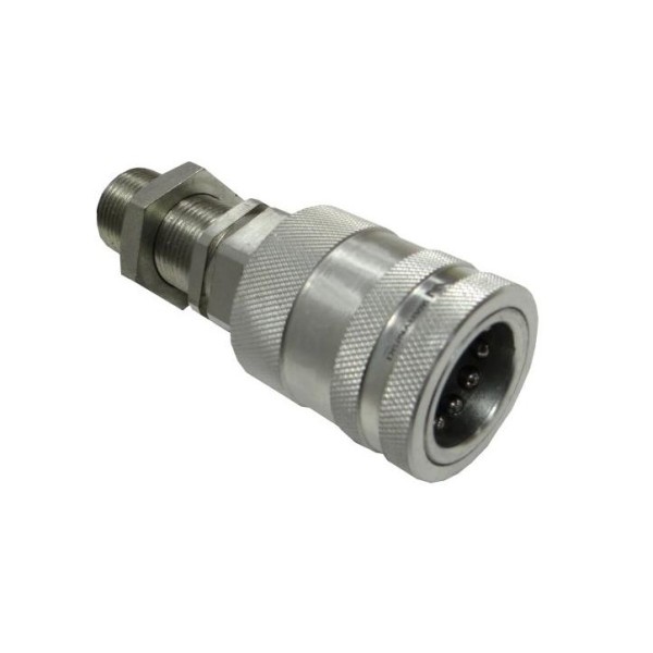 Szybkozłącze hydrauliczne gniazdo WIAM22MZL-PP-10 | Exvi