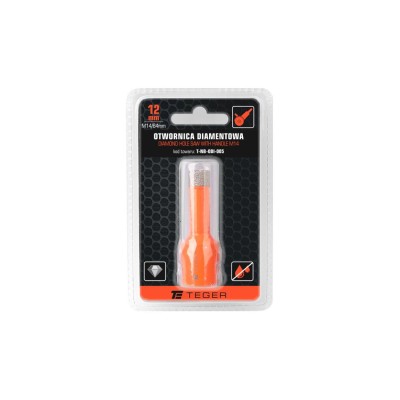 Otwornica diamentowa z uchwytem M14/12 mm NB-ODI-005 | Exvi
