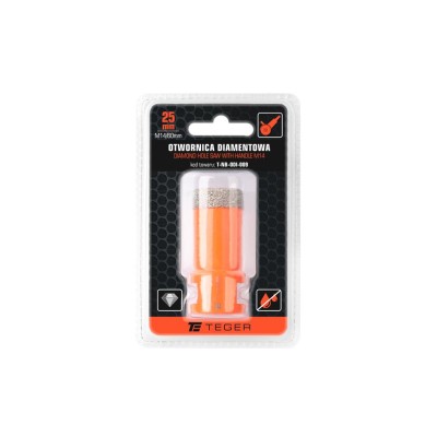 Otwornica diamentowa z uchwytem M14/25 mm NB-ODI-009 | Exvi