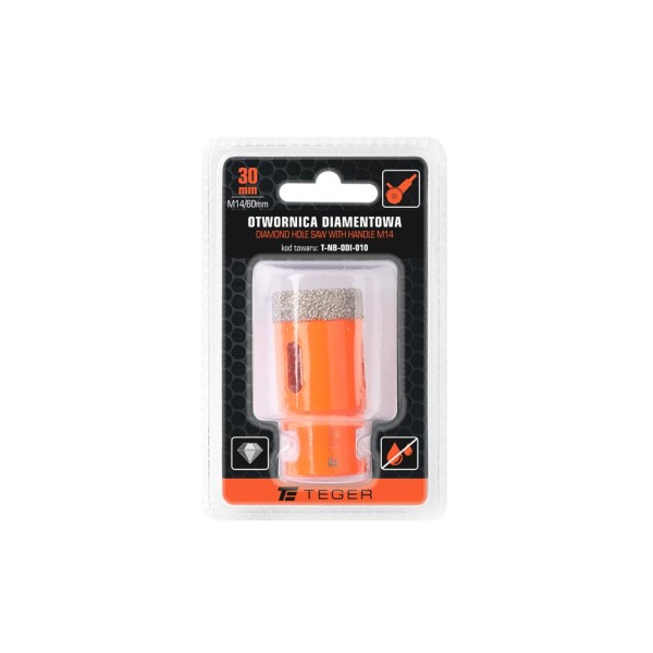 Otwornica diamentowa z uchwytem M14/30 mm NB-ODI-010 | Exvi