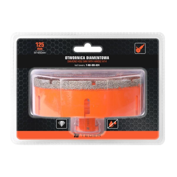 Otwornica diamentowa z uchwytem M14/125 NB-ODI-024 | Exvi