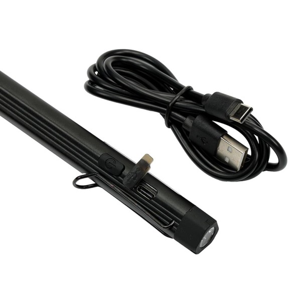 Latarka LED COB pen aluminiowa 400lm LED-0090 | Exvi