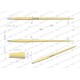 Ząb ładowacza uniwersalny prosty L- 880 W9132-880P | Exvi