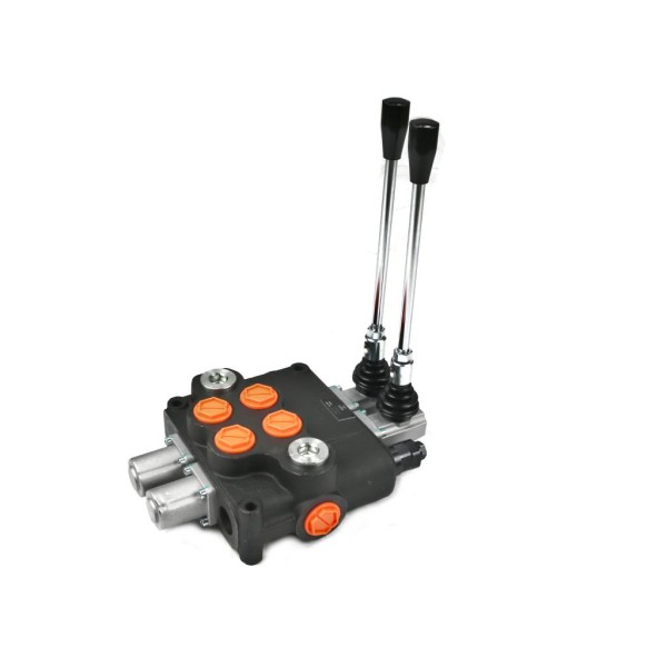 Rozdzielacz hydrauliczny 2-sekcyjny 120L V-R120L-2 | Exvi