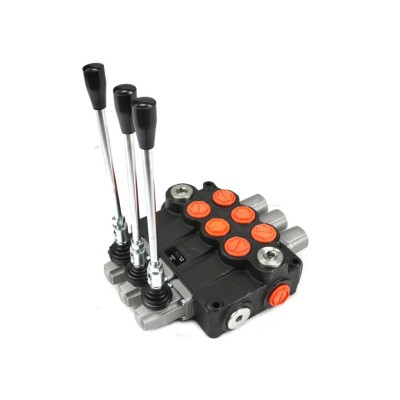 Rozdzielacz hydrauliczny 3-sekcyjny 120L V-R120L-3 | Exvi