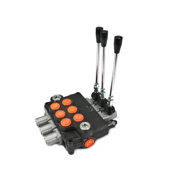 Rozdzielacz hydrauliczny 3-sekcyjny 120L V-R120L-3 | Exvi