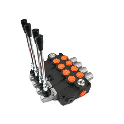 Rozdzielacz hydrauliczny 4-sekcyjny 120L V-R120L-4 | Exvi