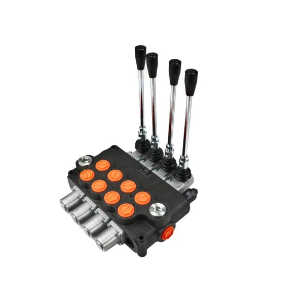 Rozdzielacz hydrauliczny 4-sekcyjny 120L V-R120L-4 | Exvi