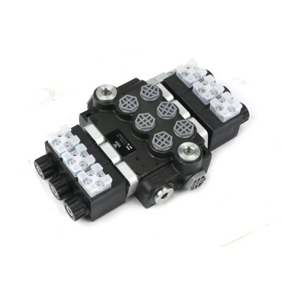 Rozdzielacz hydrauliczny 3-sekcyjny V-R40L-3E | Exvi