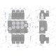 Rozdzielacz hydrauliczny 3-sekcyjny V-R40L-3E | Exvi