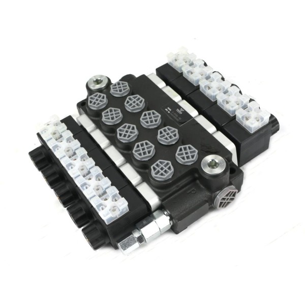 Rozdzielacz hydrauliczny 5-sekcyjny V-R40L-5E | Exvi