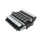 Rozdzielacz hydrauliczny 6-sekcyjny V-R40L-6E | Exvi