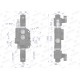 Rozdzielacz hydrauliczny 1-sekcyjny V-R80L-1E | Exvi