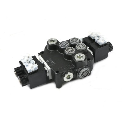 Rozdzielacz hydrauliczny 2-sekcyjny V-R80L-2E | Exvi