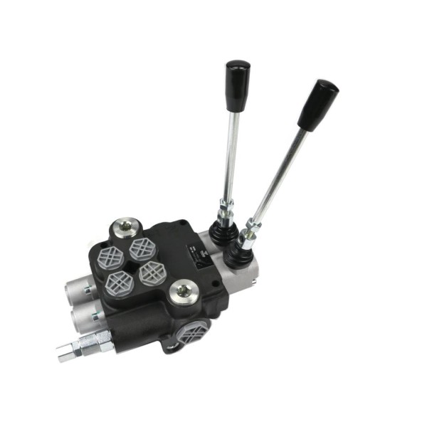 Rozdzielacz hydrauliczny 2-sekcyjny 80L V-R80L-2Z | Exvi