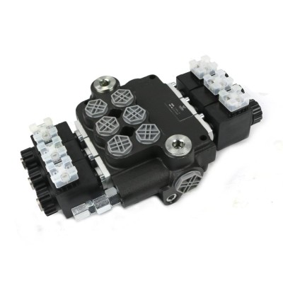 Rozdzielacz hydrauliczny 3-sekcyjny V-R80L-3E | Exvi