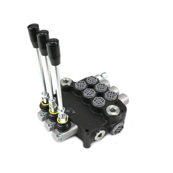 Rozdzielacz hydrauliczny 3-sekcyjny 80L V-R80L-3Z | Exvi
