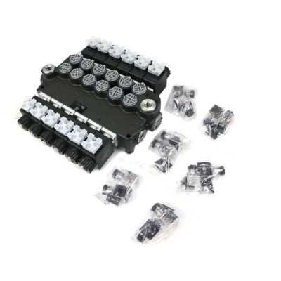Rozdzielacz hydrauliczny 6-sekcyjny V-R80L-6E | Exvi