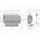 Rozdzielacz hydrauliczny 6-sekcyjny 80L V-R80L-6 | Exvi
