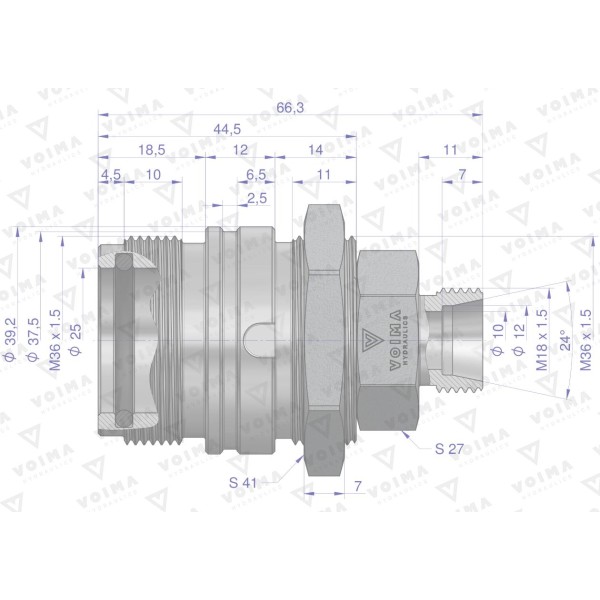 Zawór gniazdo ZSR6160101 (pasuje V-ZSR-18GN | Exvi
