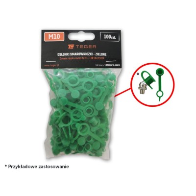 Zestaw osłonek smarowniczki M10 kolor OSMRM10-100ZIE | Exvi