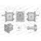 Pompa hydrauliczna zębata 2.5cm3 (grupa PHAG1E025PG | Exvi