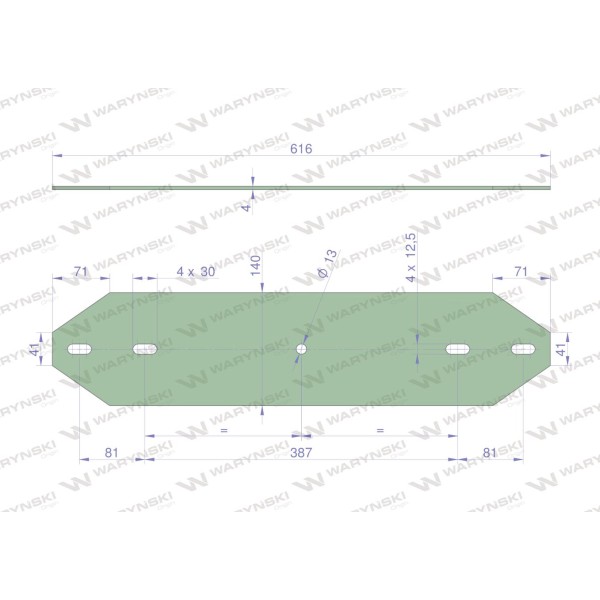 Pióro resoru zabezpieczającego 4 zastosowanie 000214 | Exvi