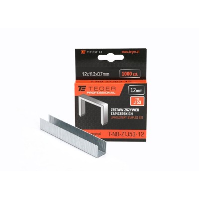 Zestaw zszywek tapicerskich PROFESSIONAL NB-ZTJ53-12 | Exvi