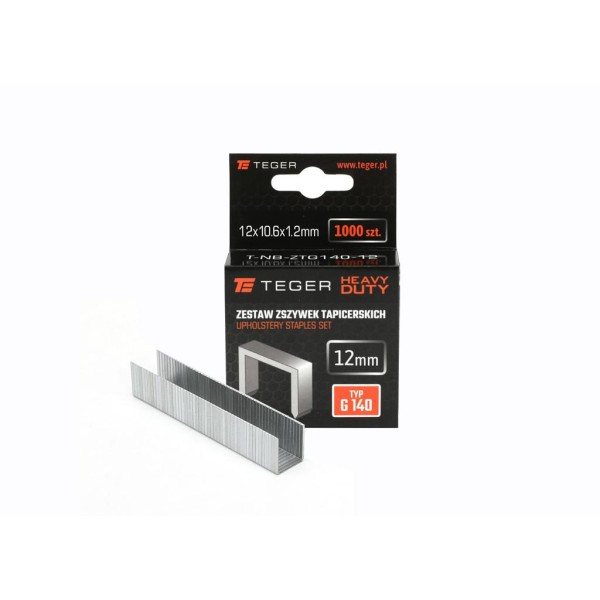 Zestaw zszywek tapicerskich HEAVY DUTY NB-ZTG140-12 | Exvi