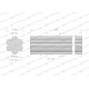 Wałek, WOM frezowany całościowo 300mm Z6 - 1 3450300 | Exvi