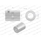 Tuleja, WOM łącząca frezowana 80mm Z21 - 1 3622080 | Exvi