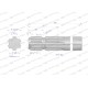 Wałek, WOM frezowany jednostronnie 400mm Z6 3210400 | Exvi