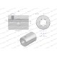 Tuleja, WOM łącząca frezowana 80mm Z6 - 1 3642080 | Exvi