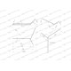 Palec zagarniający podwójny I L-510 mm. 3074140081 | Exvi