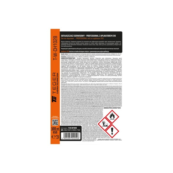 Odtłuszczacz serwisowy PROFESSIONAL CH1028 | Exvi