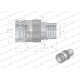 Szybkozłącze hydrauliczne gniazdo WIAM22MW-PP | Exvi