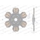 Tarcza sprzęgła ceramicznaRenault 6005001440W | Exvi